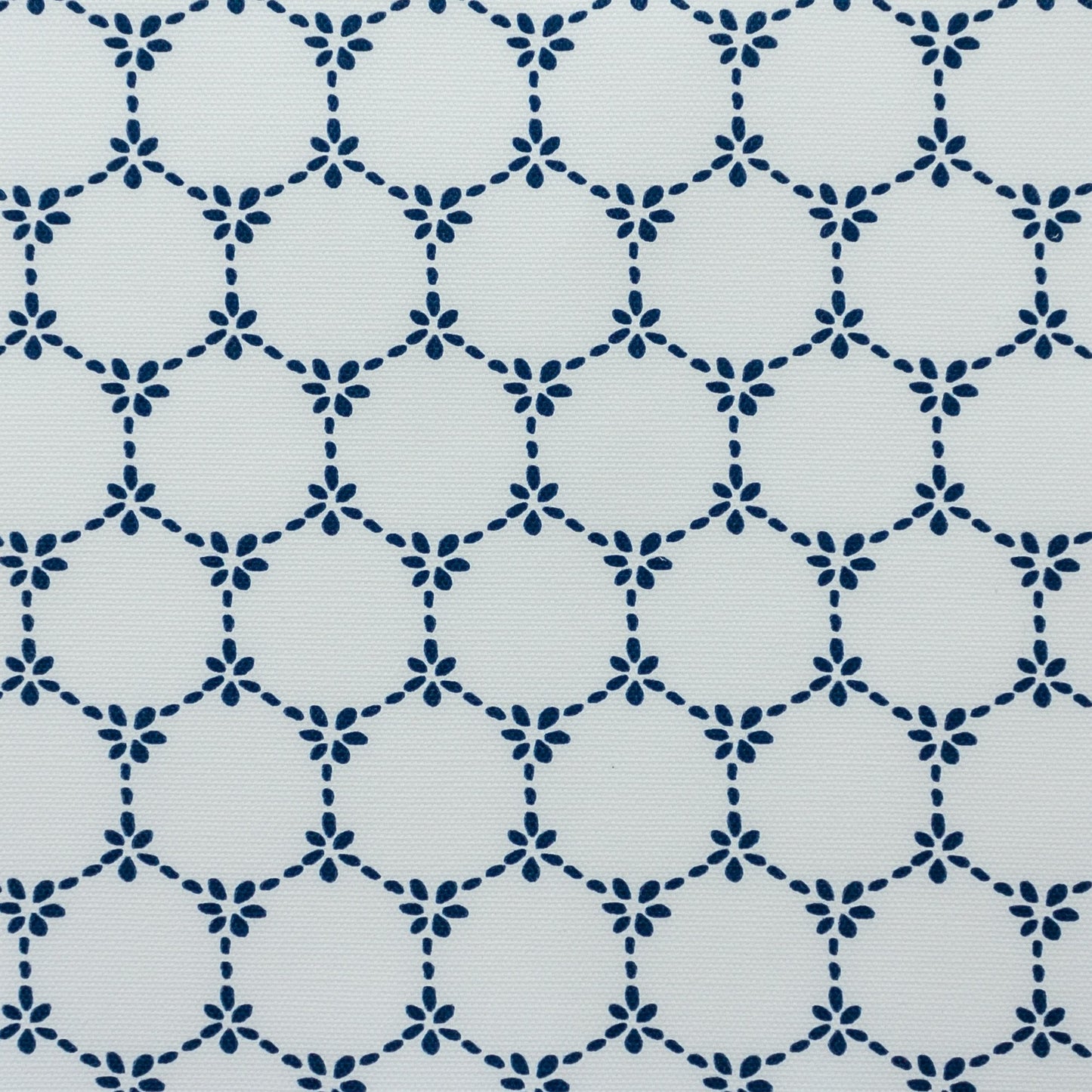 Daisy Chain Fabric - Navy - Hydrangea Lane Home