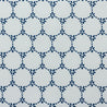 Daisy Chain Fabric - Navy - Hydrangea Lane Home