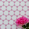 Daisy Chain Fabric - Raspberry - Hydrangea Lane Home