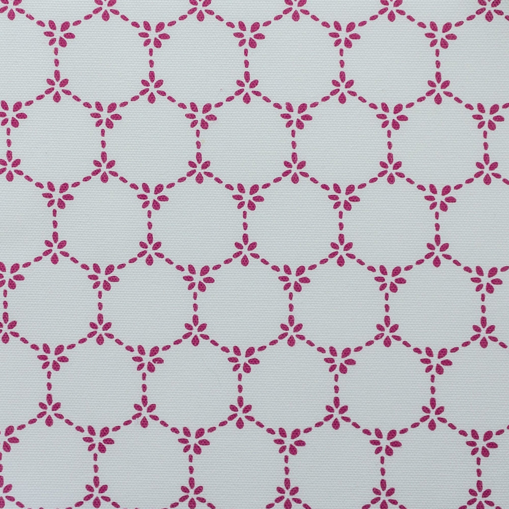 Daisy Chain Fabric - Raspberry - Hydrangea Lane Home