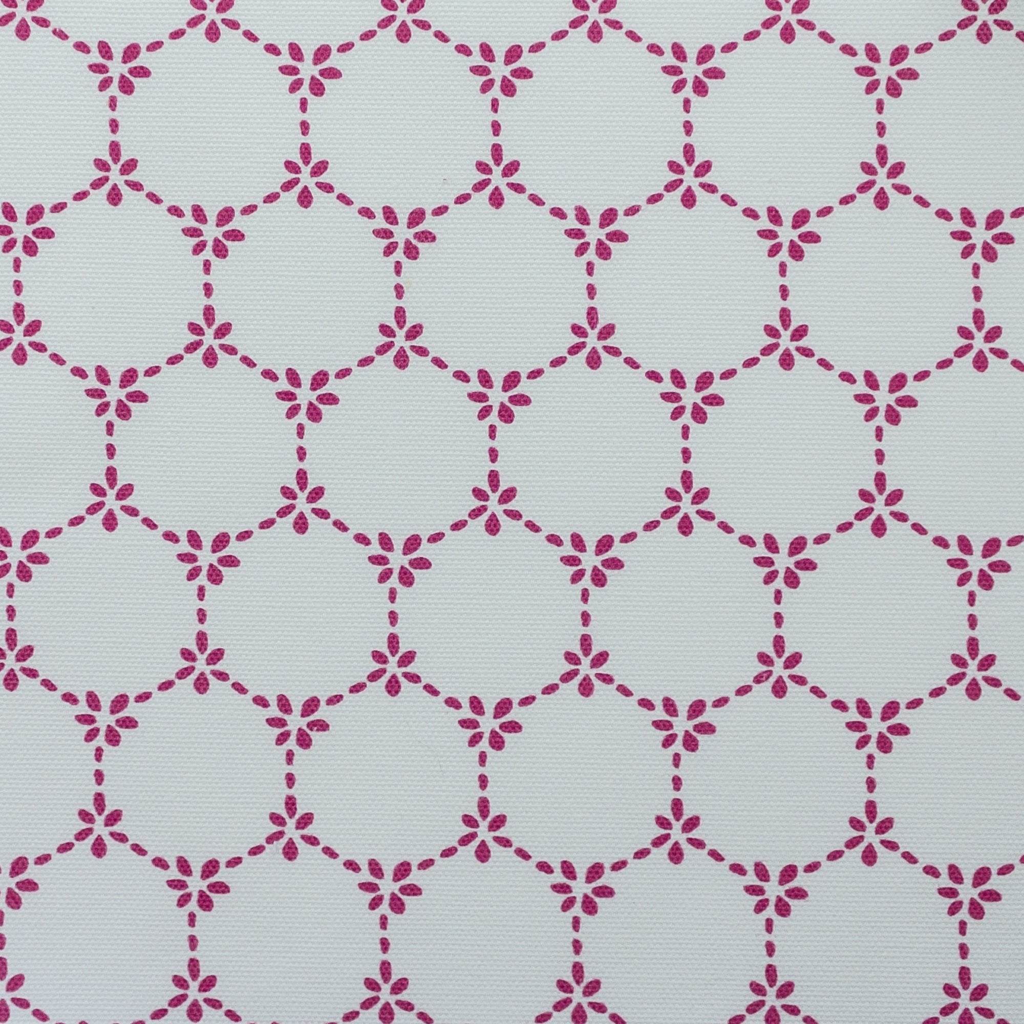 Daisy Chain Fabric - Raspberry - Hydrangea Lane Home