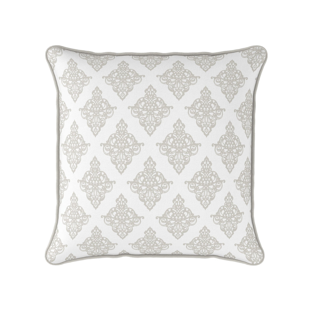 Damask Cushion - Neutrals - Hydrangea Lane Home