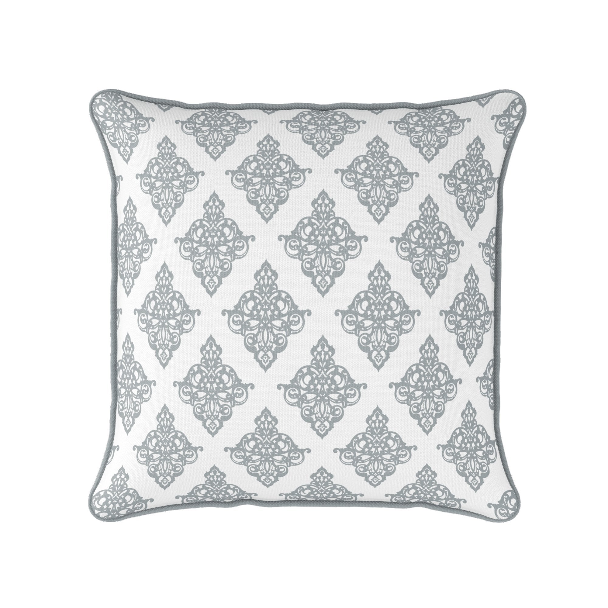 Damask Cushion - Neutrals - Hydrangea Lane Home