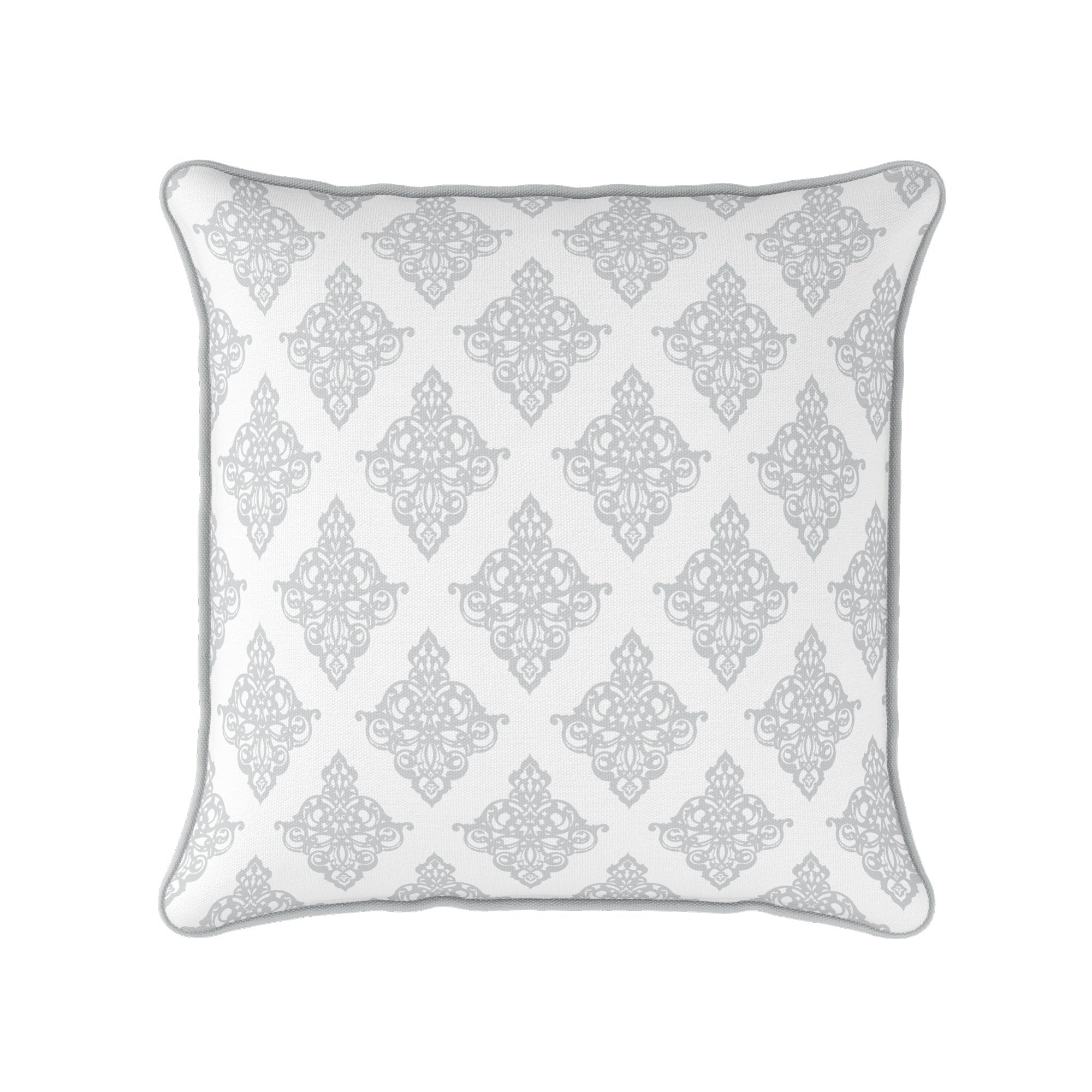 Damask Cushion - Neutrals - Hydrangea Lane Home