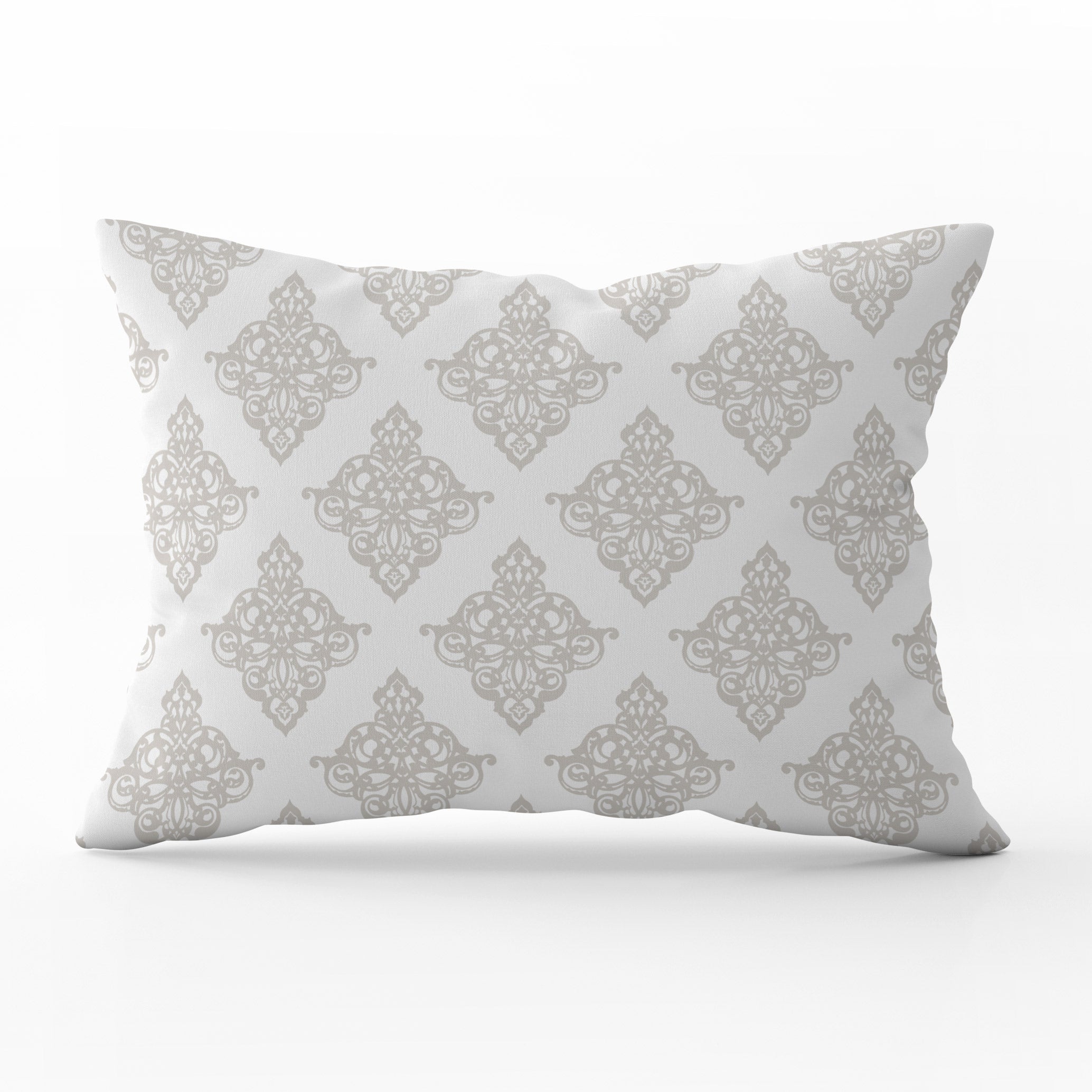 Damask Cushion - Neutrals - Hydrangea Lane Home