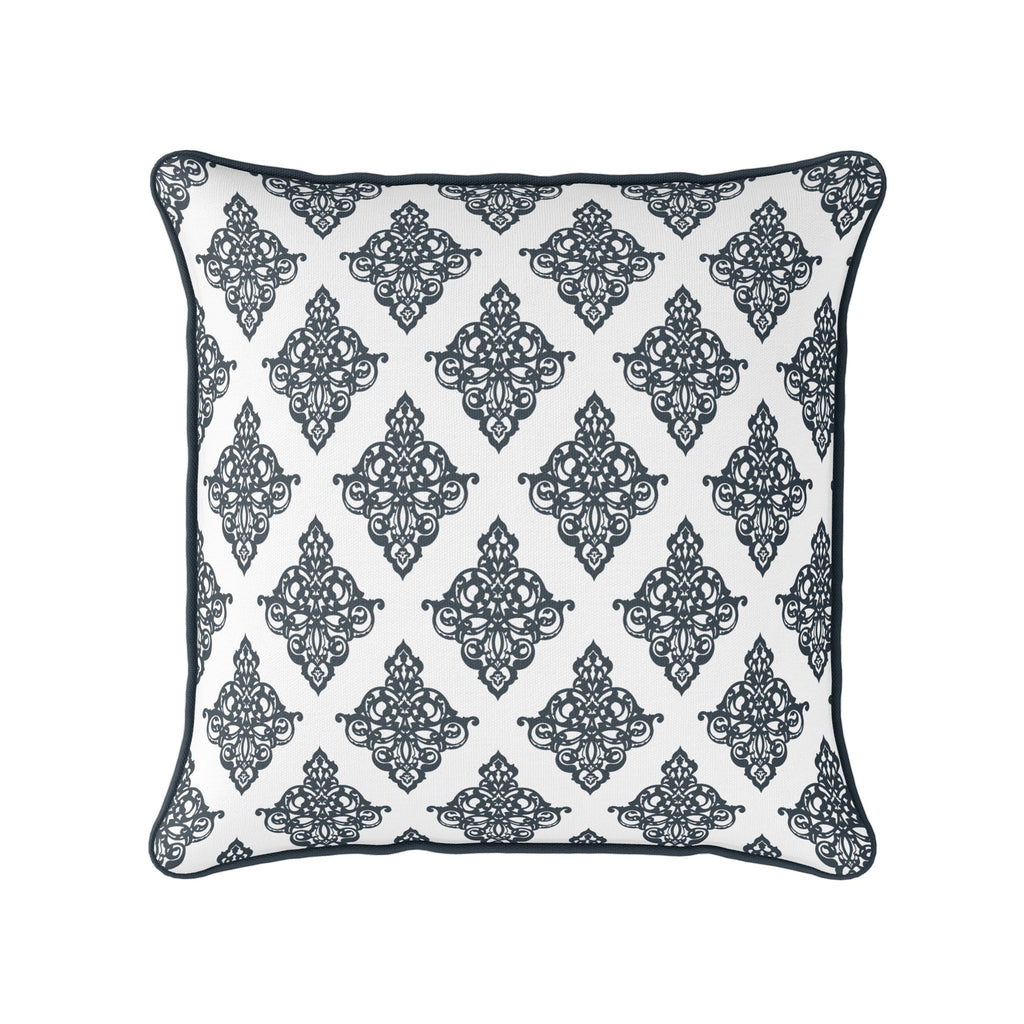 Damask Cushion - Neutrals - Hydrangea Lane Home