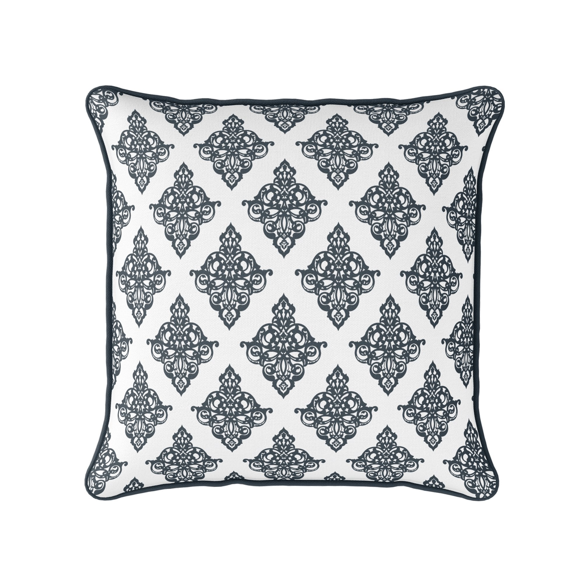 Damask Cushion - Neutrals - Hydrangea Lane Home