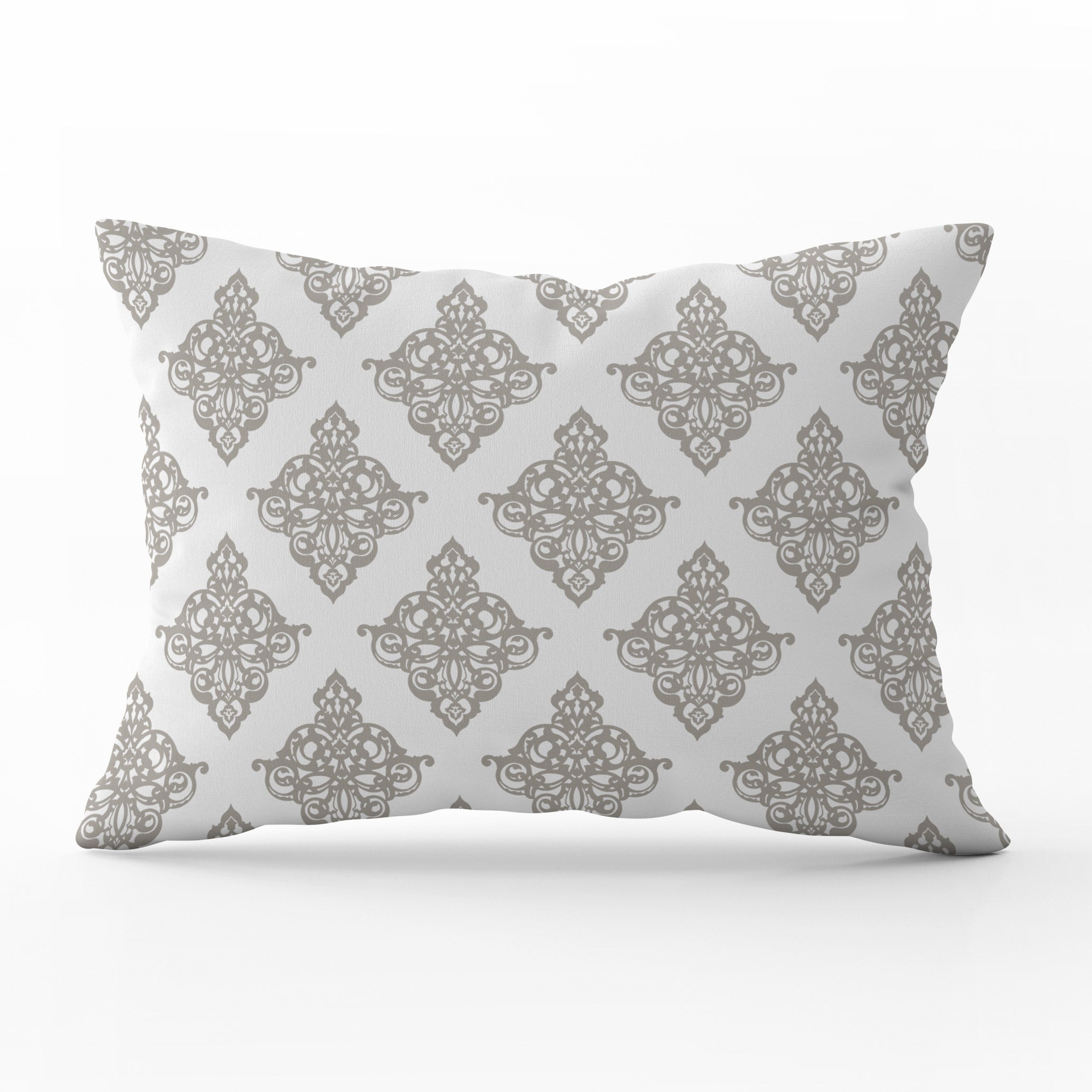 Damask Cushion - Neutrals - Hydrangea Lane Home