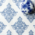Damask Fabric - Breeze - Hydrangea Lane Home