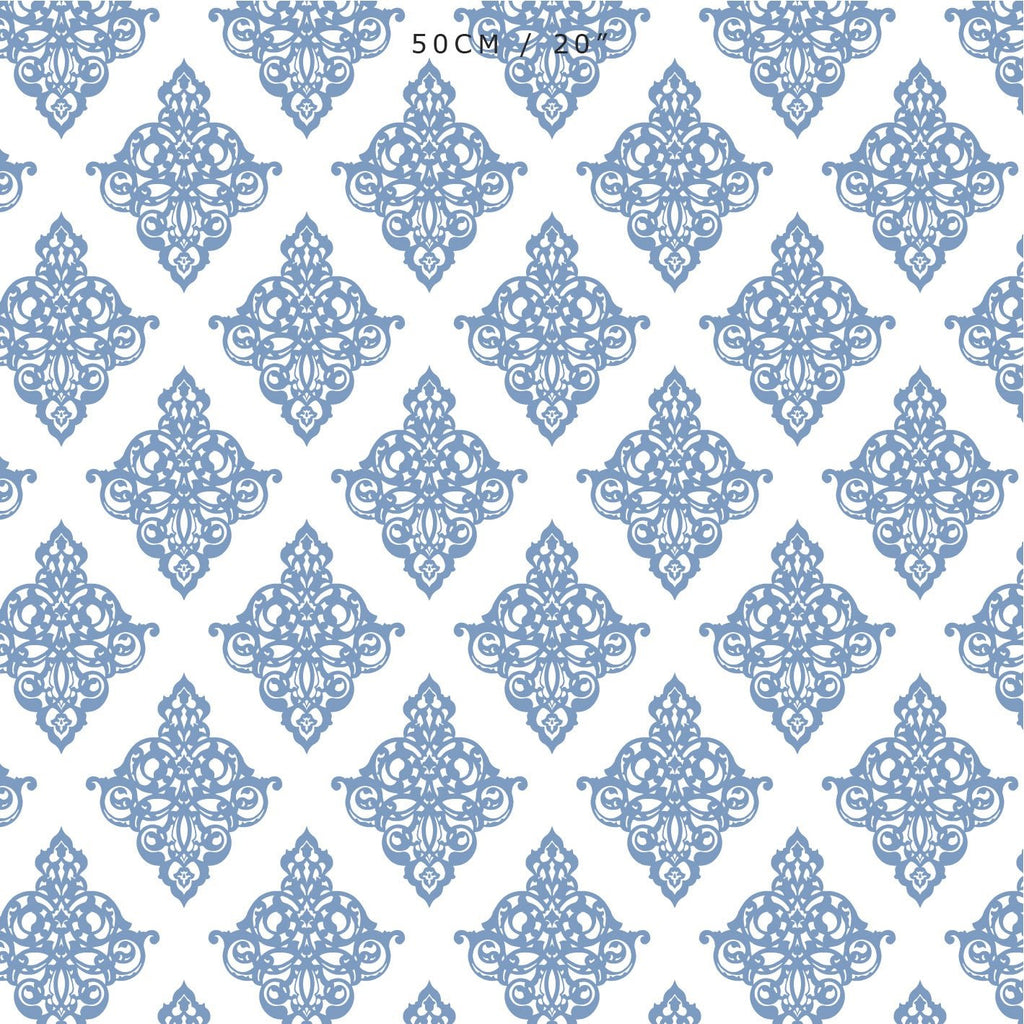 Damask Fabric - Breeze - Hydrangea Lane Home