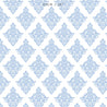Damask Fabric - Cornflower - Hydrangea Lane Home