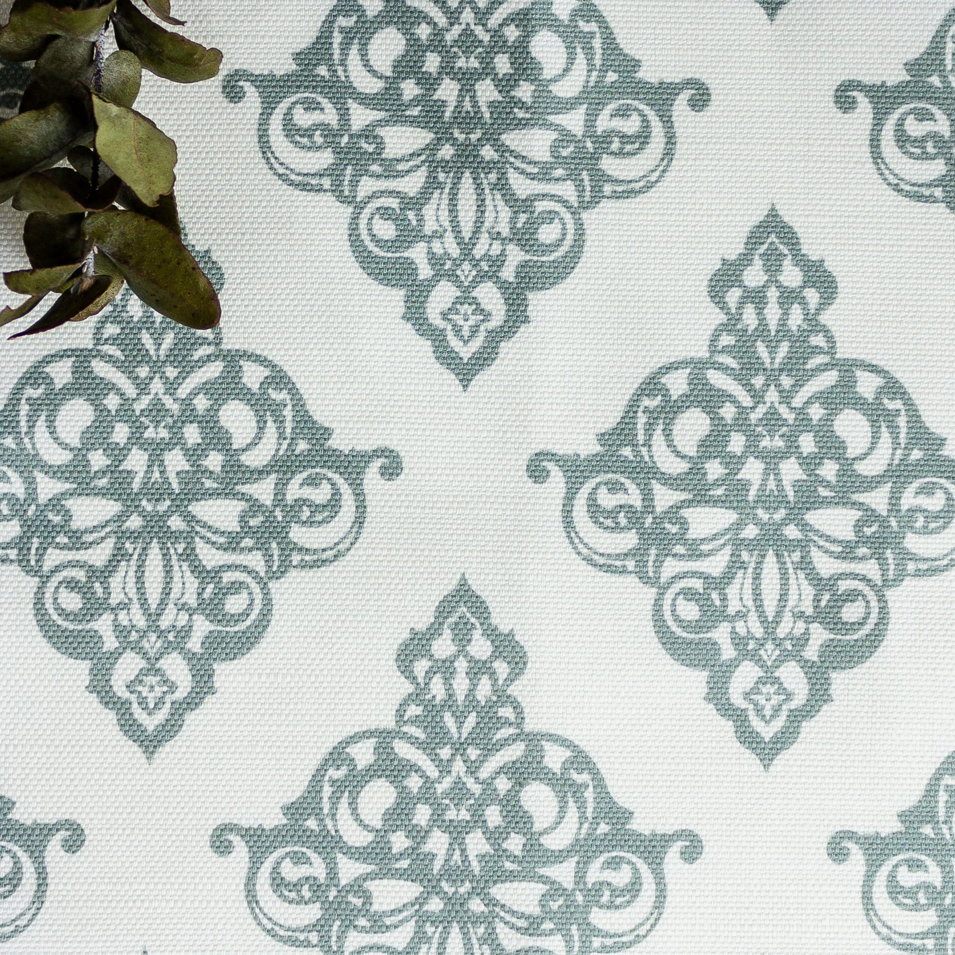 Damask Fabric - Eucalyptus - Hydrangea Lane Home