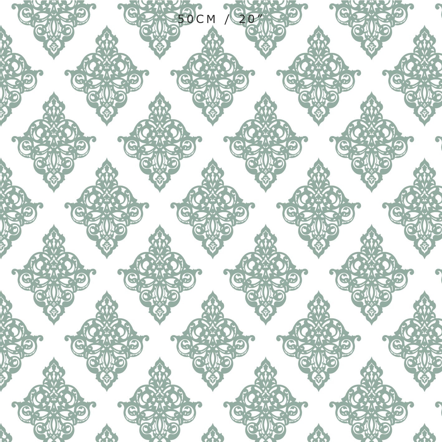 Damask Fabric - Eucalyptus - Hydrangea Lane Home