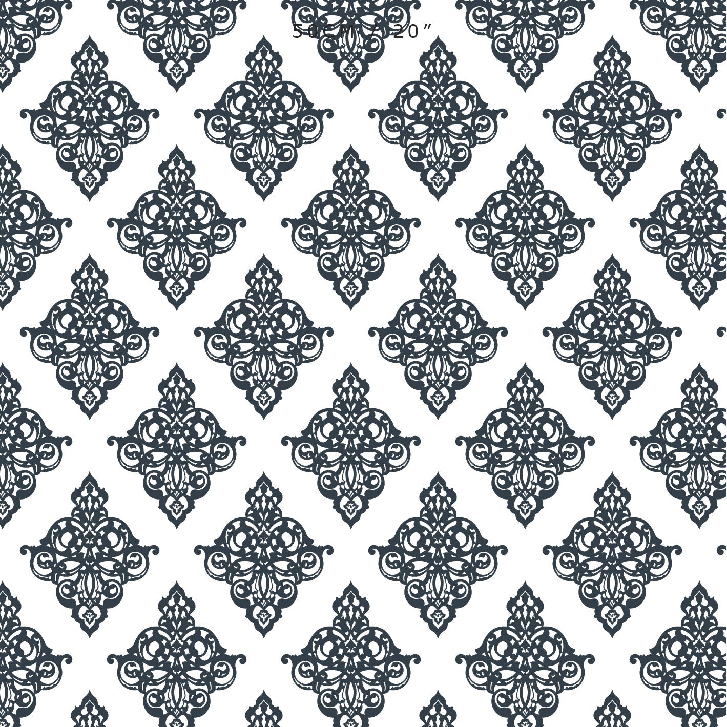 Damask Fabric - Graphite - Hydrangea Lane Home