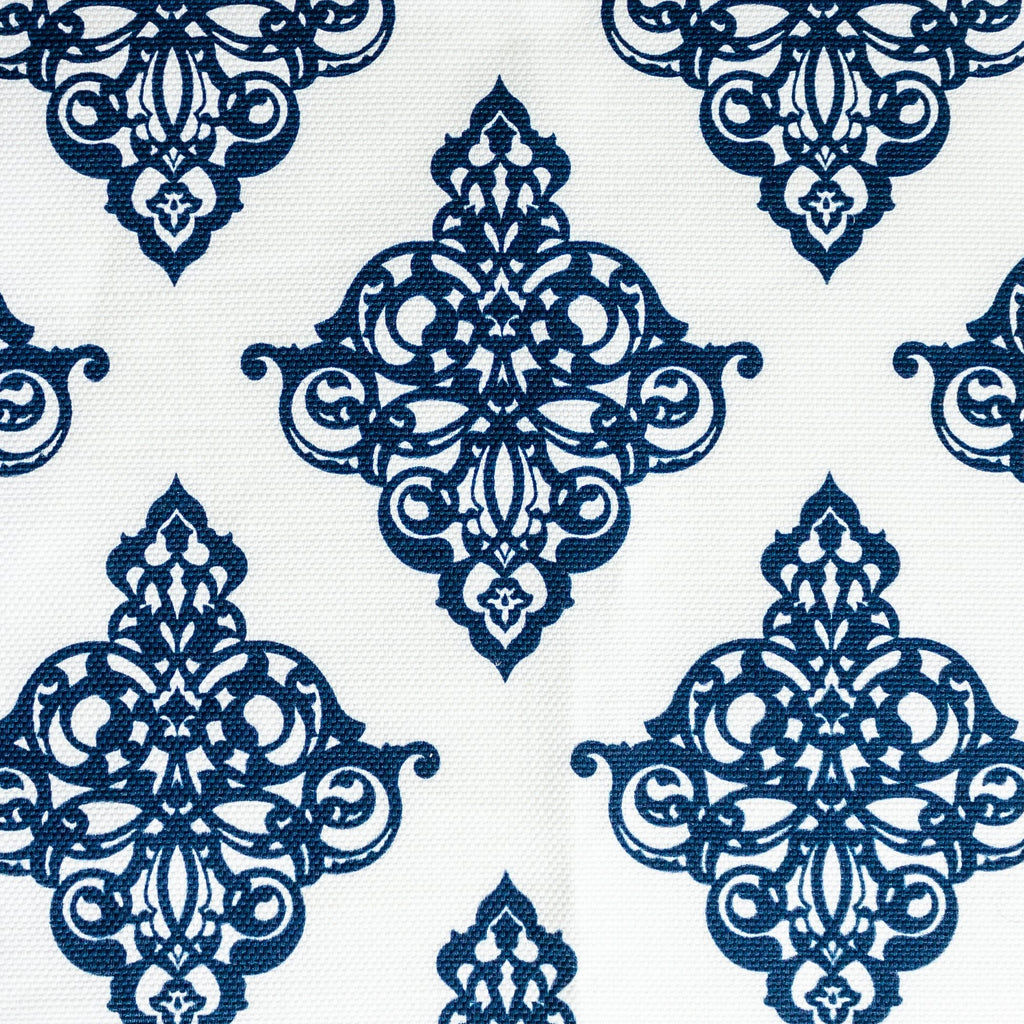 Damask Fabric - Navy - Hydrangea Lane Home