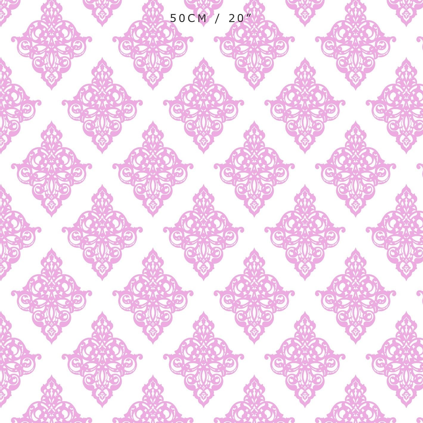 Damask Fabric - Tickled Pink - Hydrangea Lane Home