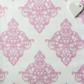 Damask Fabric - Tickled Pink - Hydrangea Lane Home