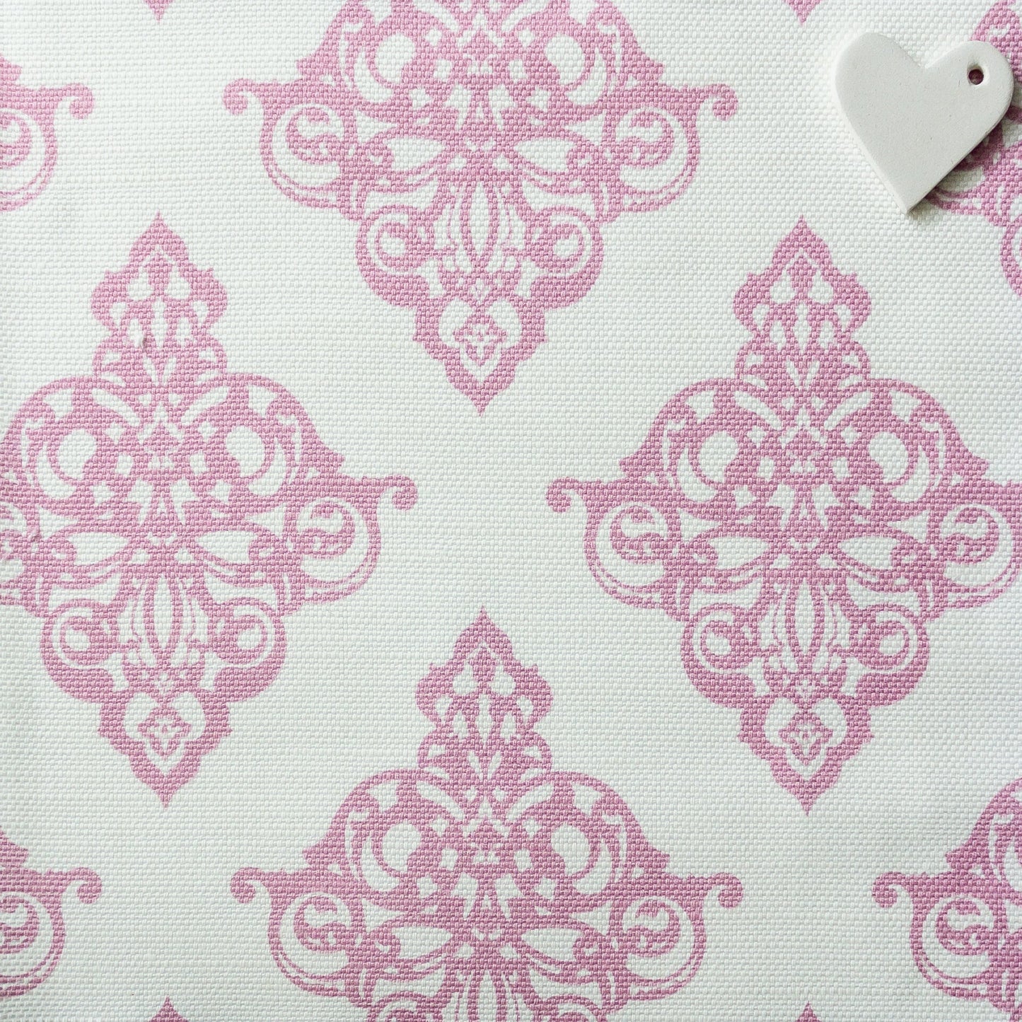 Damask Fabric - Tickled Pink - Hydrangea Lane Home