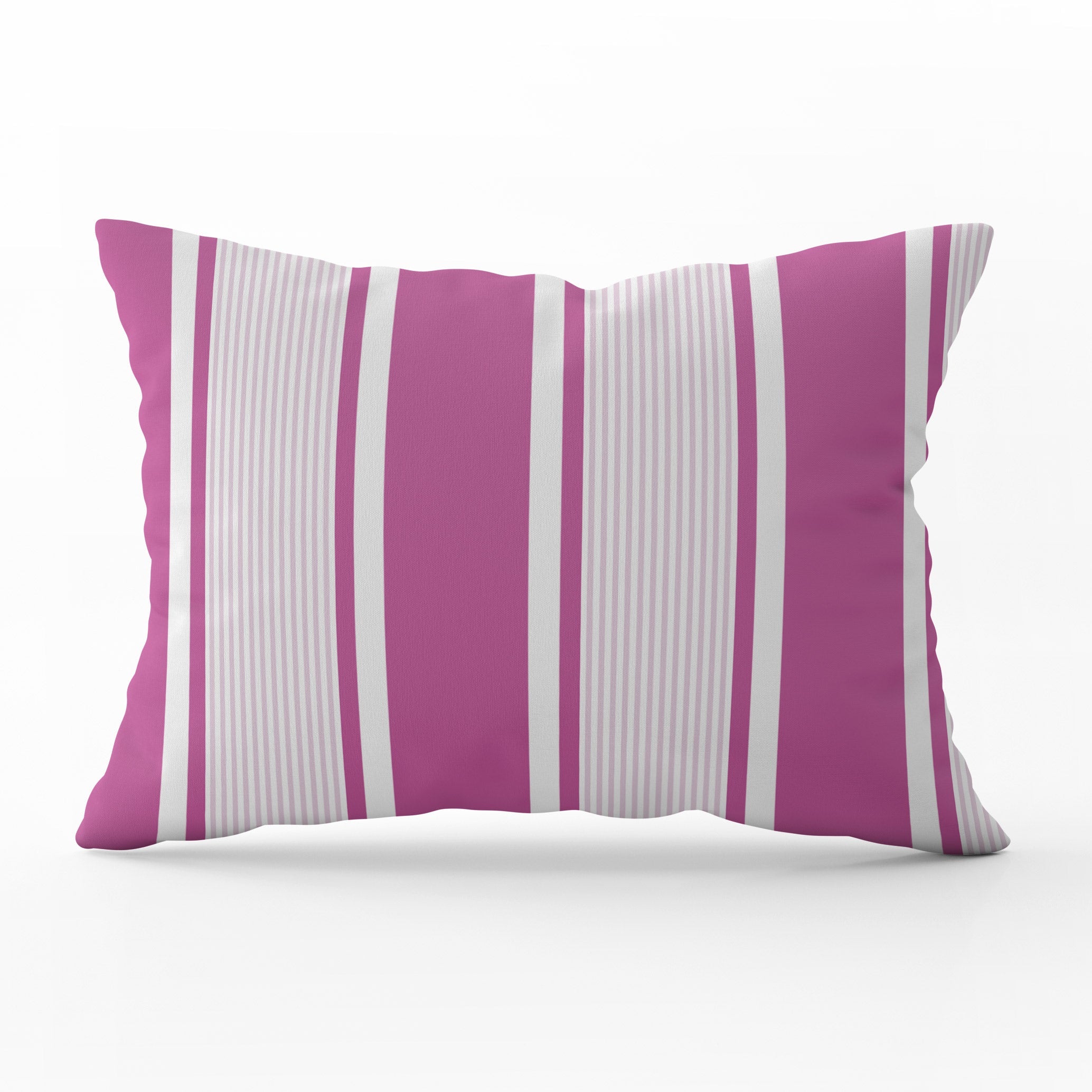 Deckchair Multi Stripe Cushion- Pinks and Greens - Hydrangea Lane Home