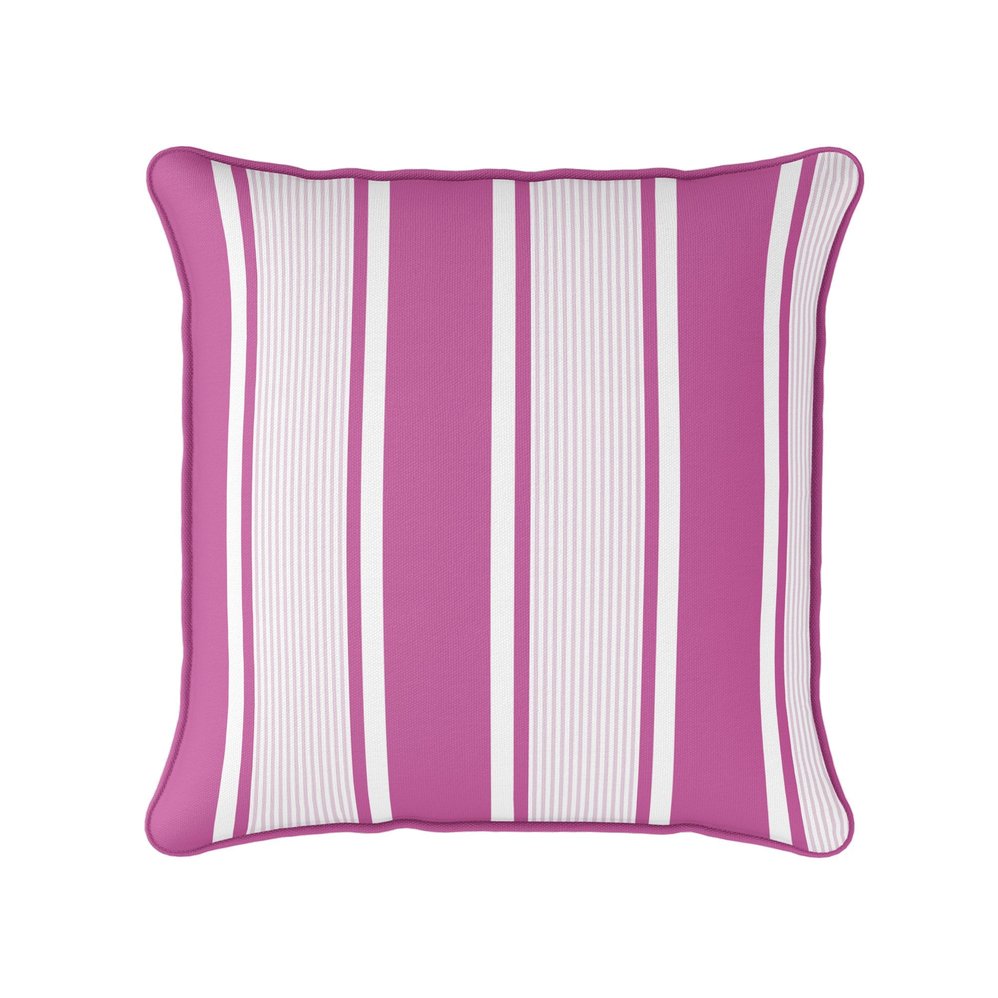 Deckchair Multi Stripe Cushion- Pinks and Greens - Hydrangea Lane Home