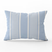 Deckchair Stripe Cushion - Blues - Hydrangea Lane Home