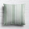 Deckchair Stripe Cushion - Greens - Hydrangea Lane Home