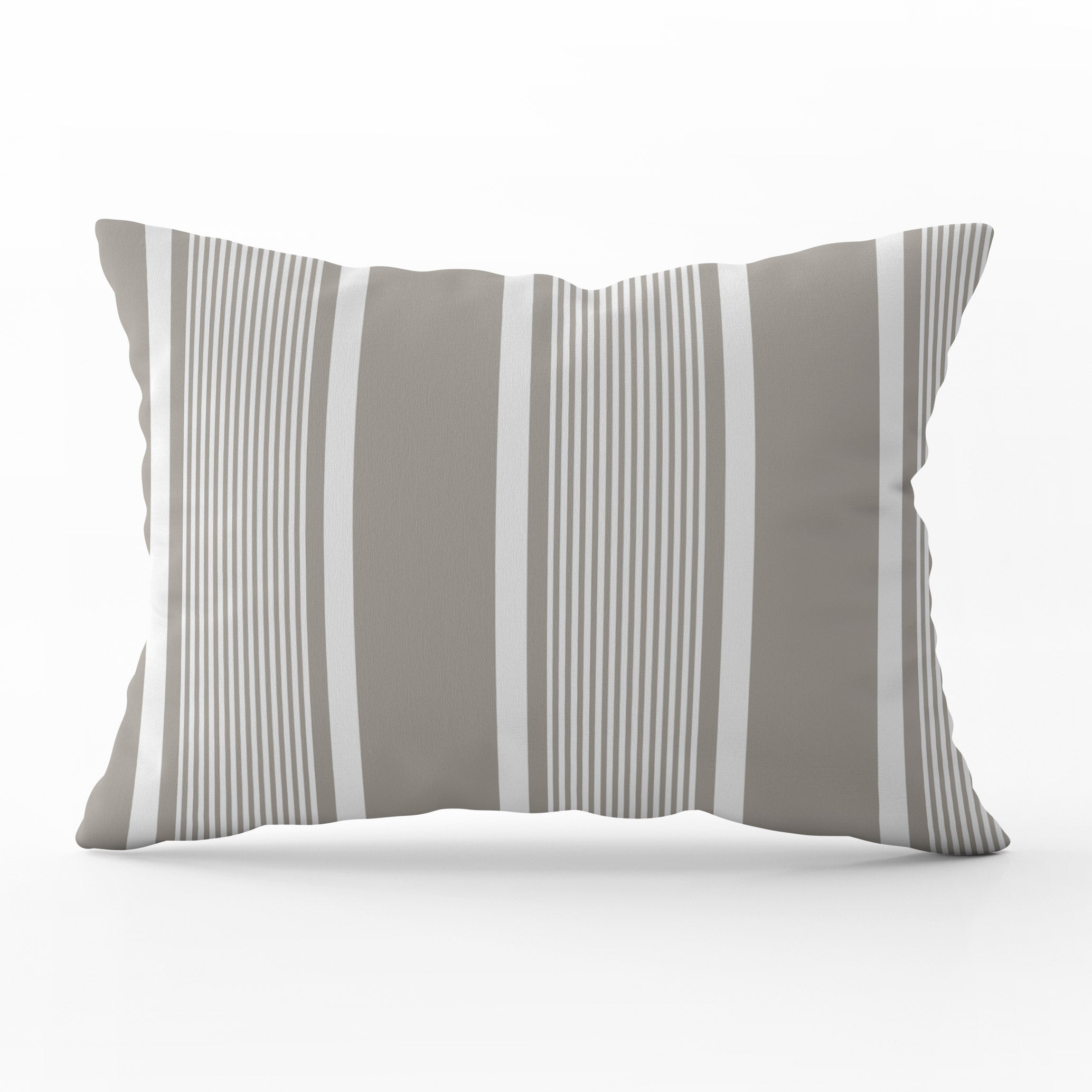 Deckchair Stripe Cushion - Neutrals - Hydrangea Lane Home