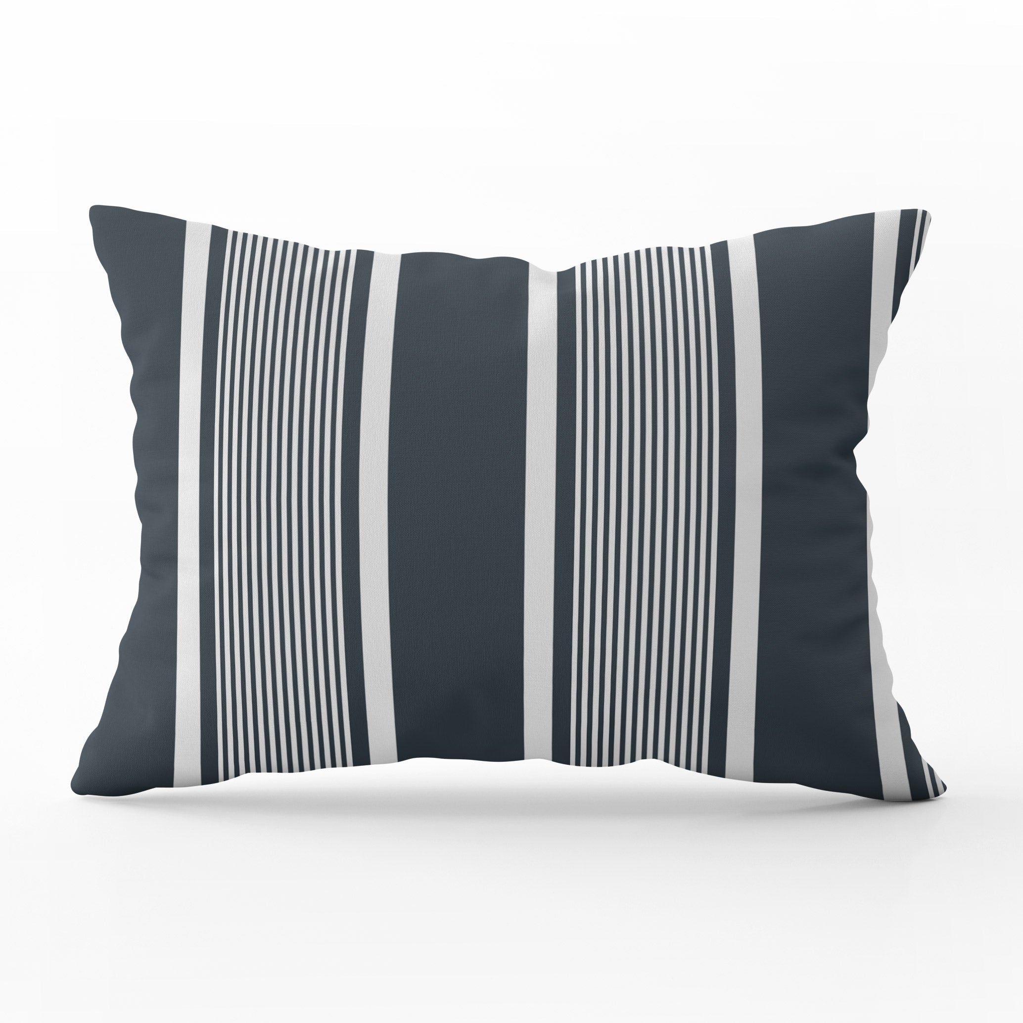 Deckchair Stripe Cushion - Neutrals - Hydrangea Lane Home