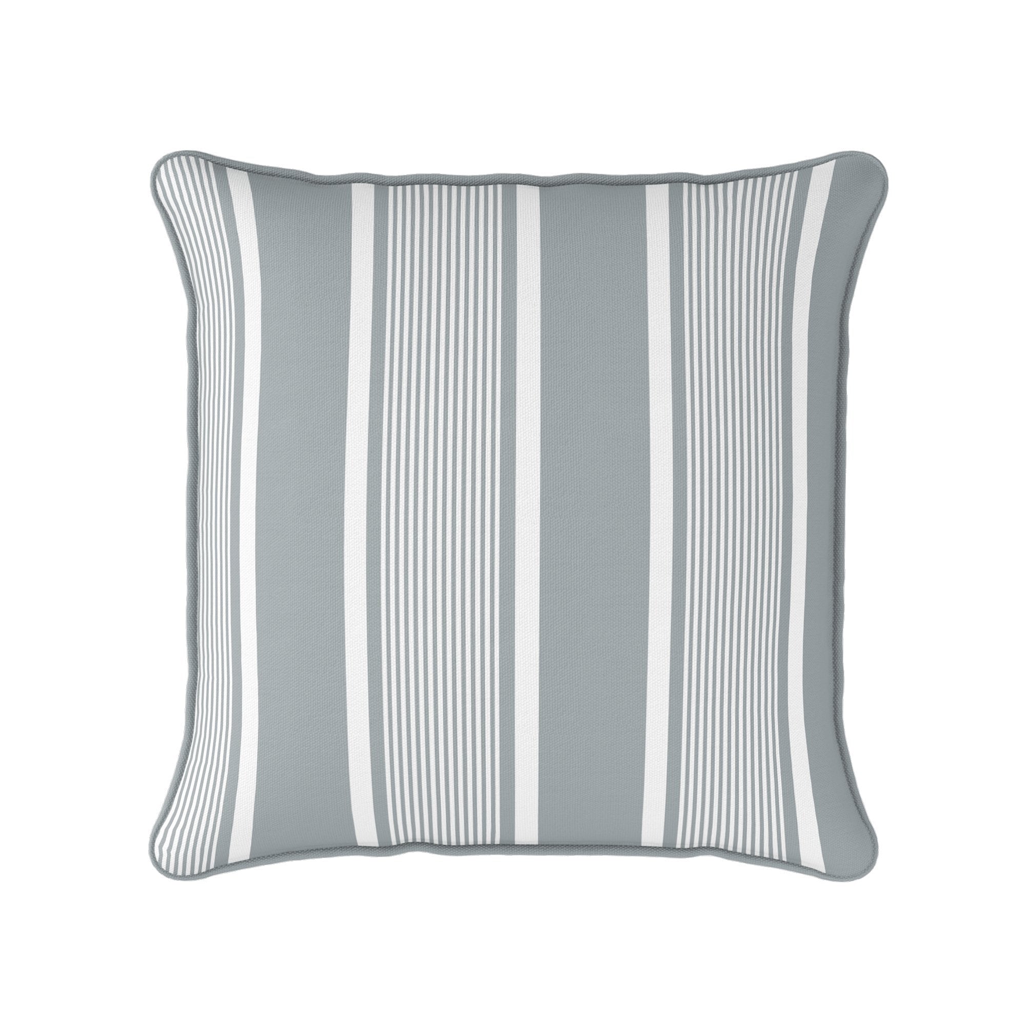 Deckchair Stripe Cushion - Neutrals - Hydrangea Lane Home