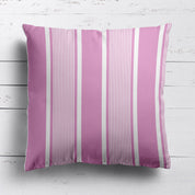 Deckchair Stripe Cushion - Pinks - Hydrangea Lane Home