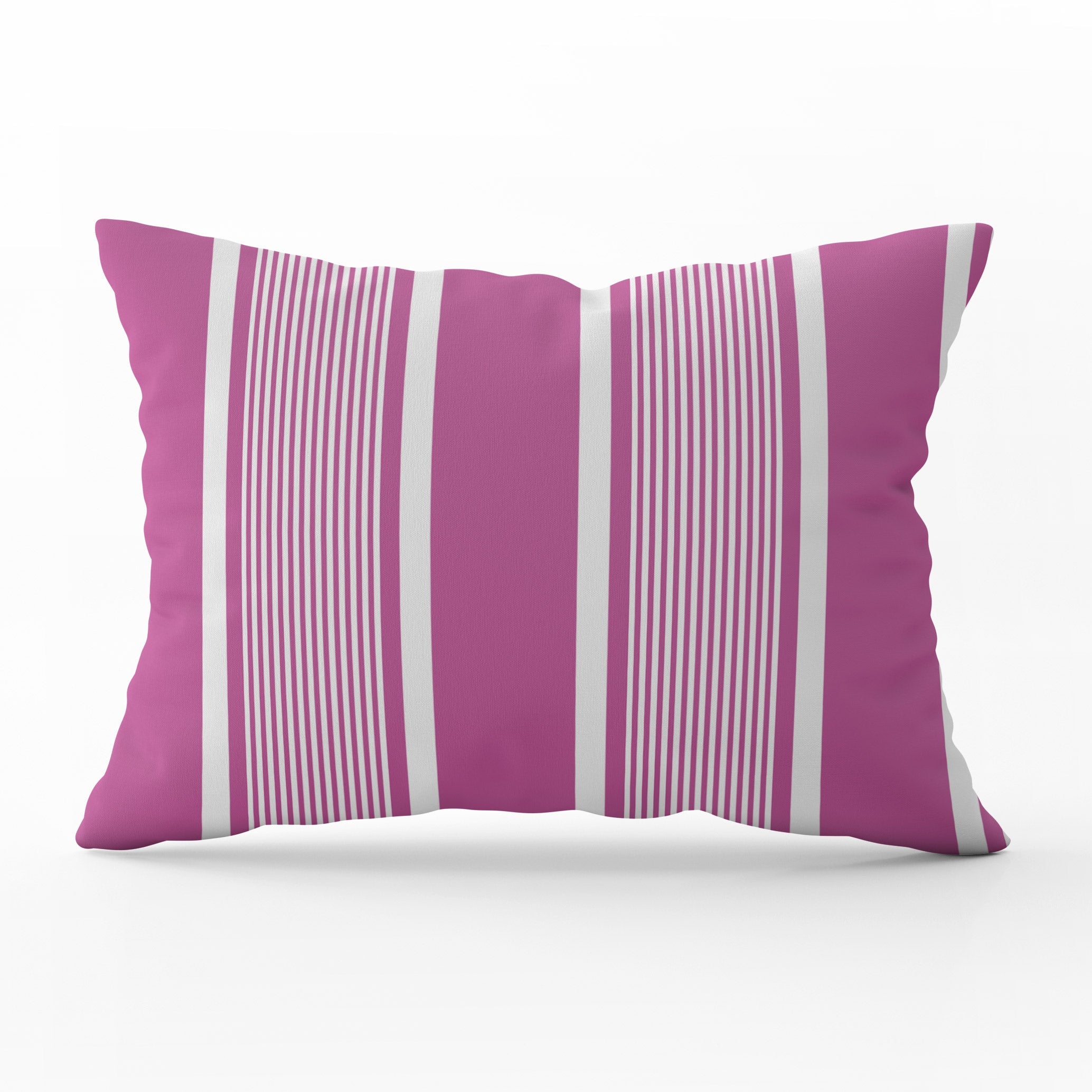 Deckchair Stripe Cushion - Pinks - Hydrangea Lane Home