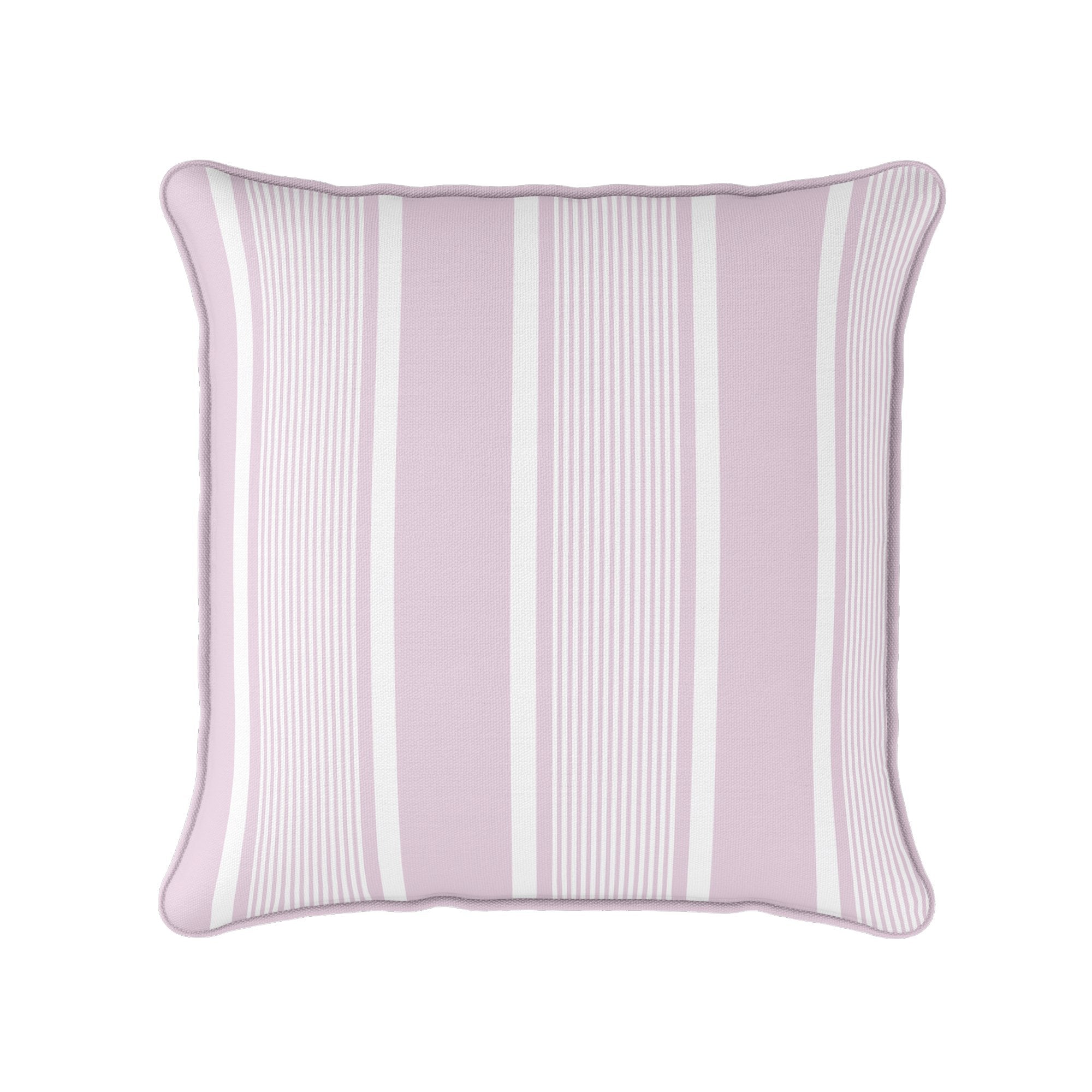 Deckchair Stripe Cushion - Pinks - Hydrangea Lane Home
