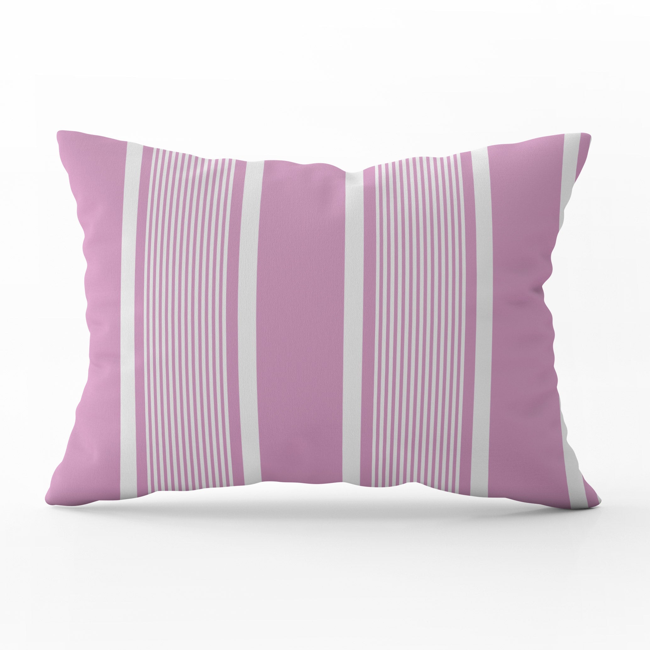 Deckchair Stripe Cushion - Pinks - Hydrangea Lane Home