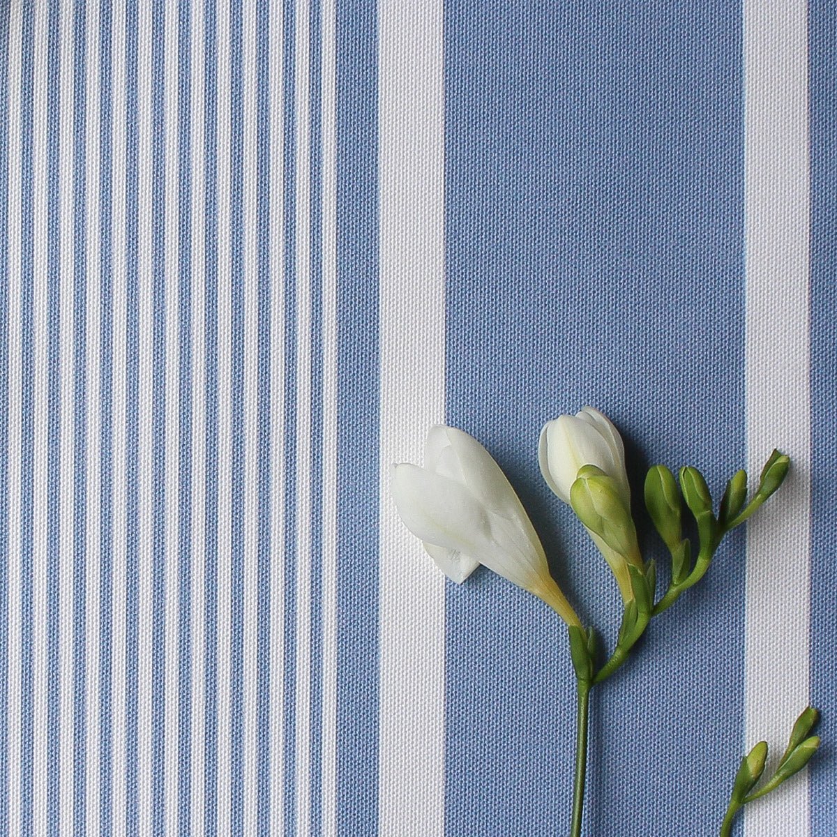 Deckchair Stripe Fabric - Breeze - Hydrangea Lane Home