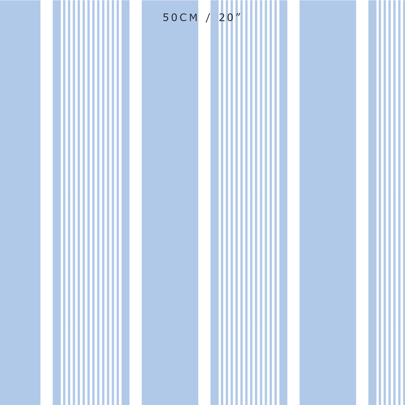 Deckchair Stripe Fabric - Cornflower - Hydrangea Lane Home