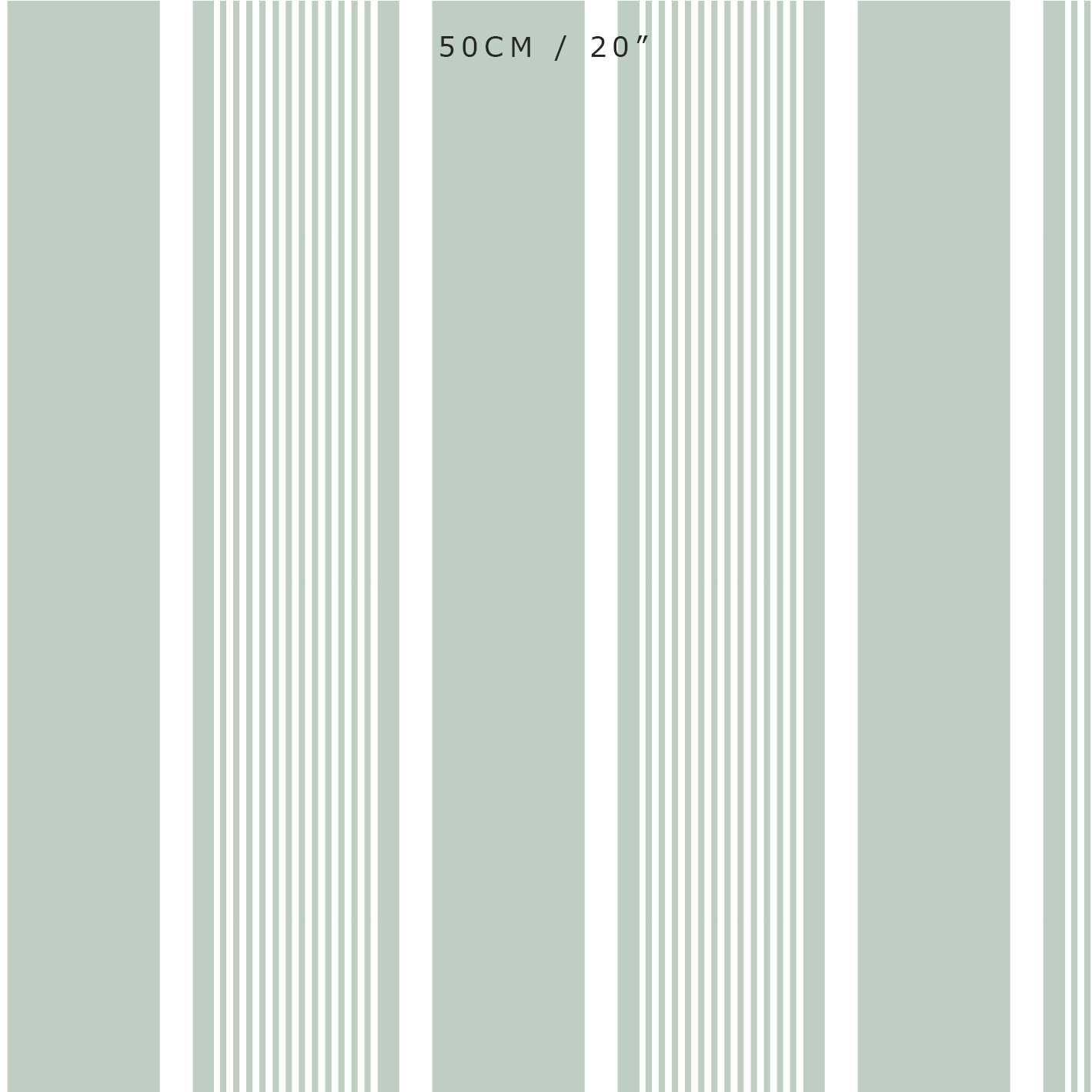 Deckchair Stripe Fabric - Eau De Nil - Hydrangea Lane Home