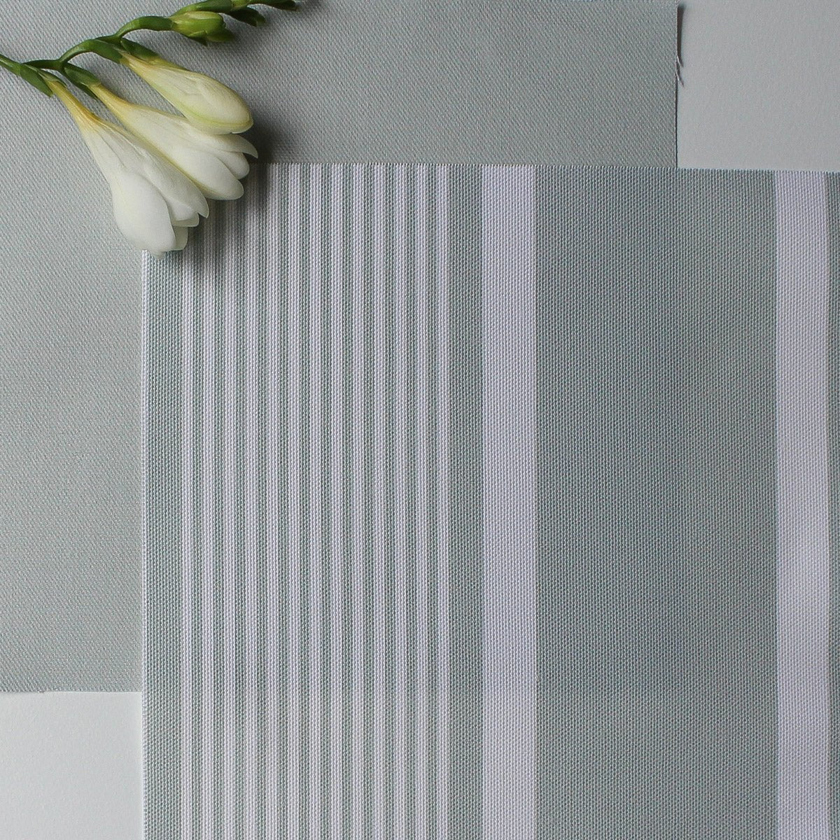 Deckchair Stripe Fabric - Eau De Nil - Hydrangea Lane Home