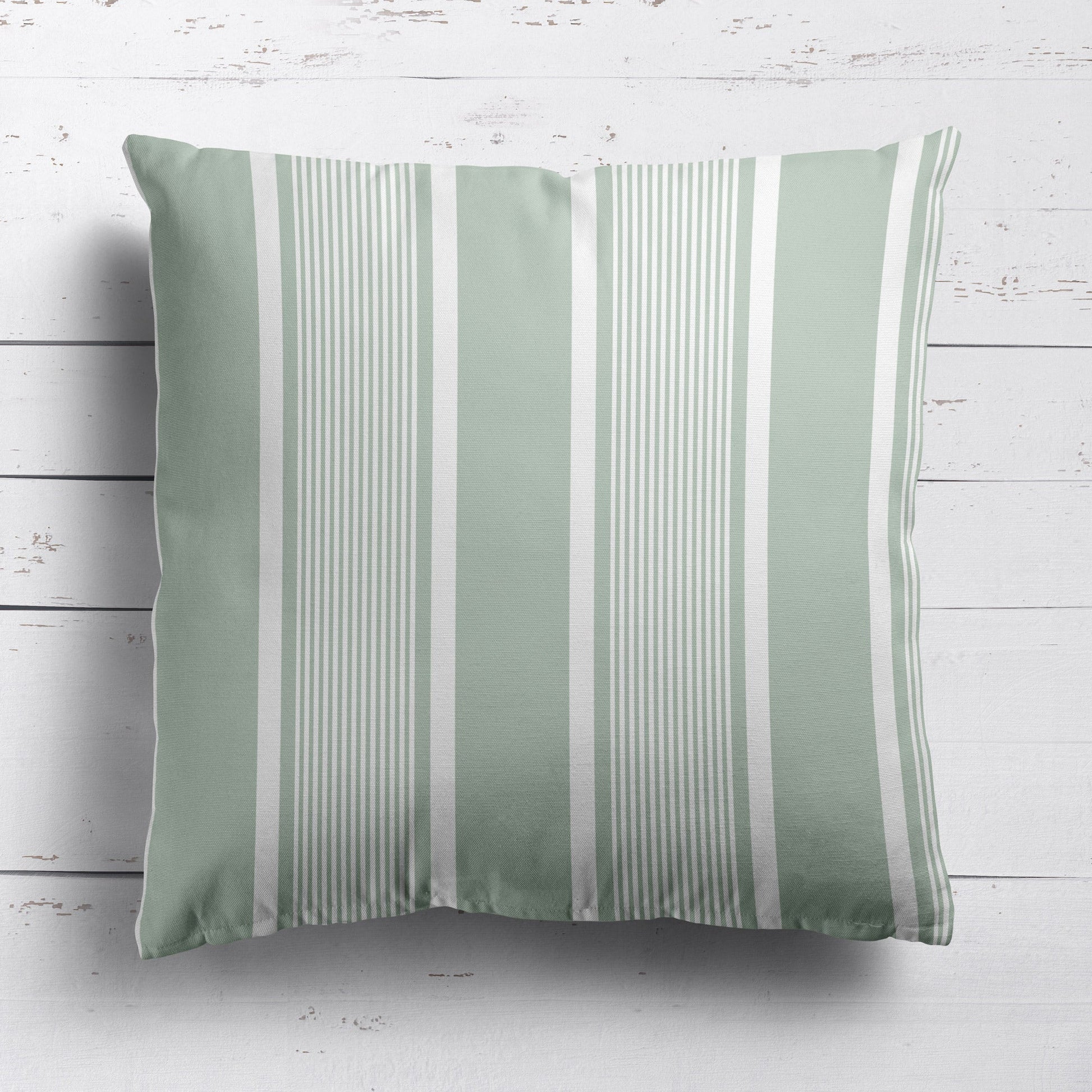 Deckchair Stripe Fabric - Eau De Nil - Hydrangea Lane Home