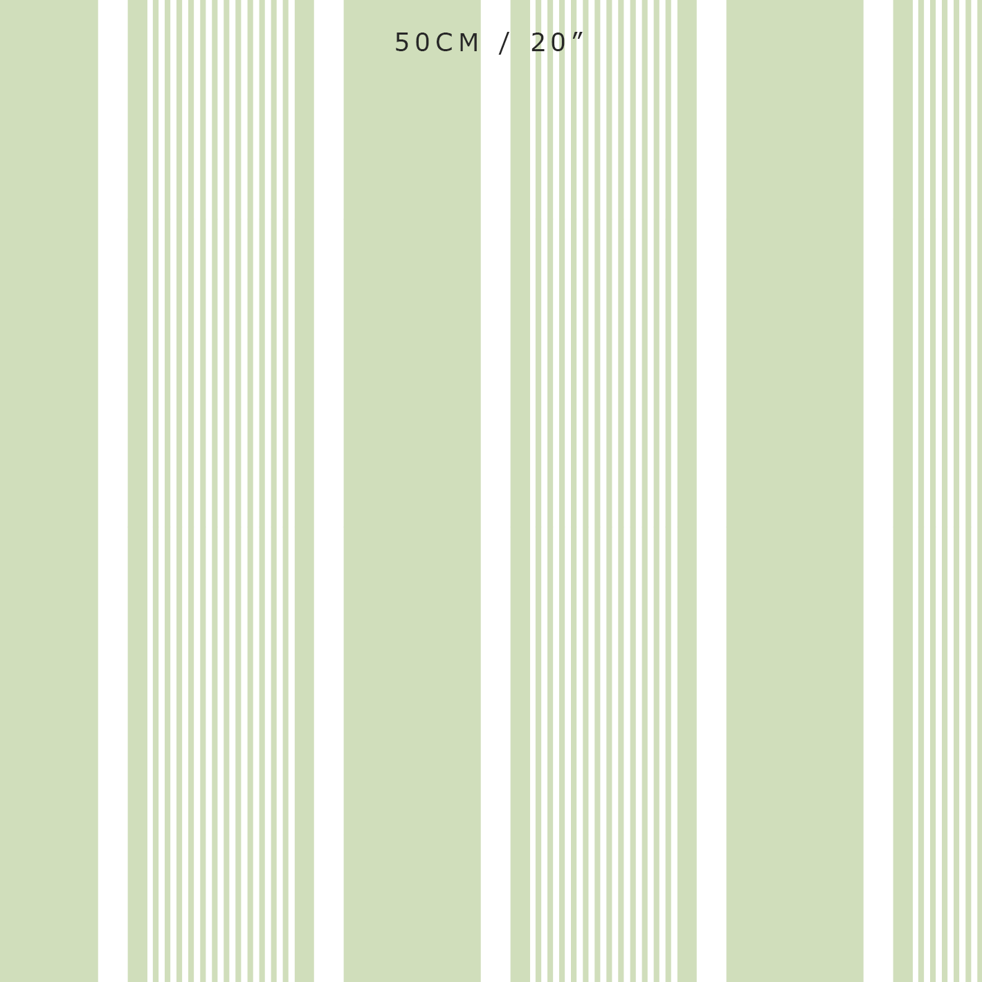 Deckchair Stripe Fabric - Elderflower - Hydrangea Lane Home