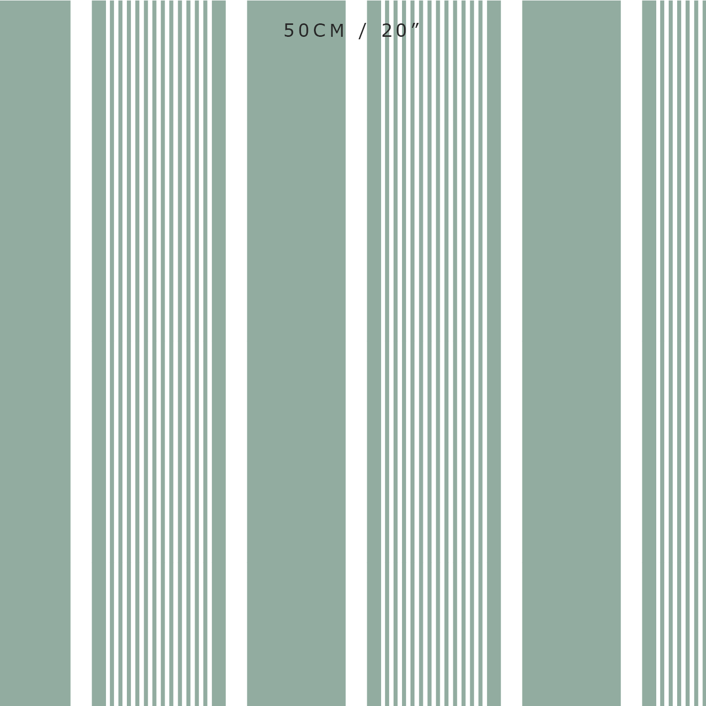 Deckchair Stripe Fabric - Eucalyptus - Hydrangea Lane Home