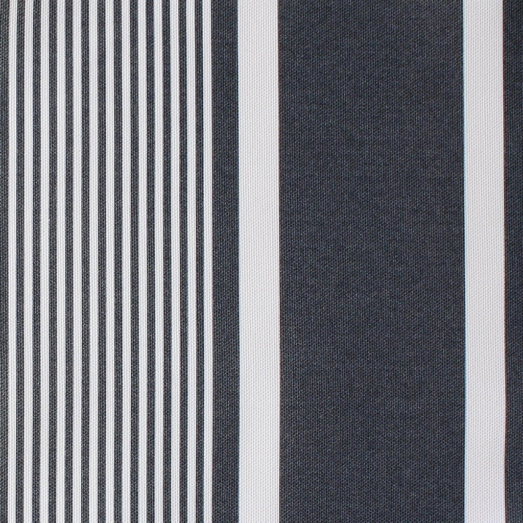 Deckchair Stripe Fabric - Graphite - Hydrangea Lane Home