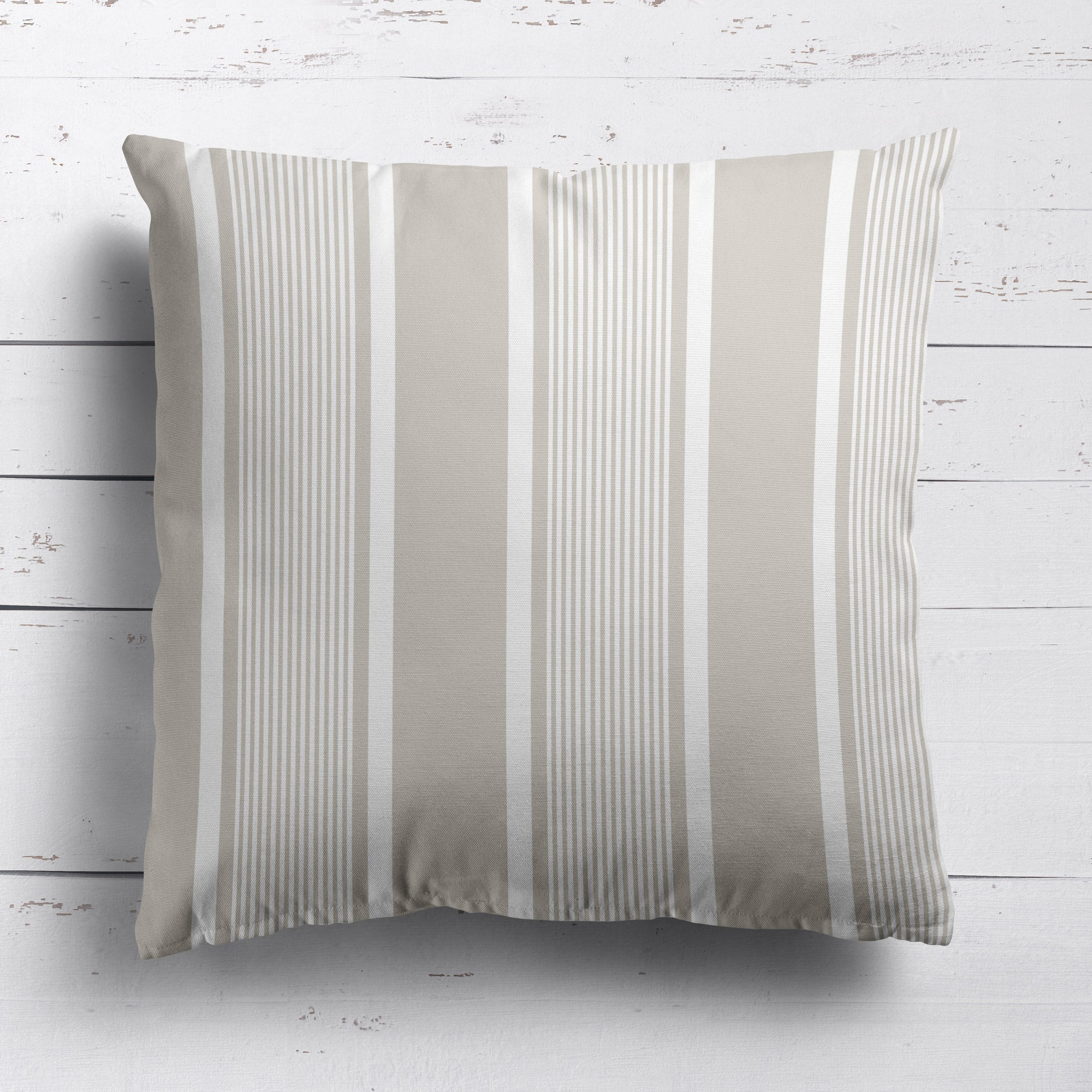 Deckchair Stripe Fabric - Linen - Hydrangea Lane Home