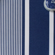 Deckchair Stripe Fabric - Navy - Hydrangea Lane Home