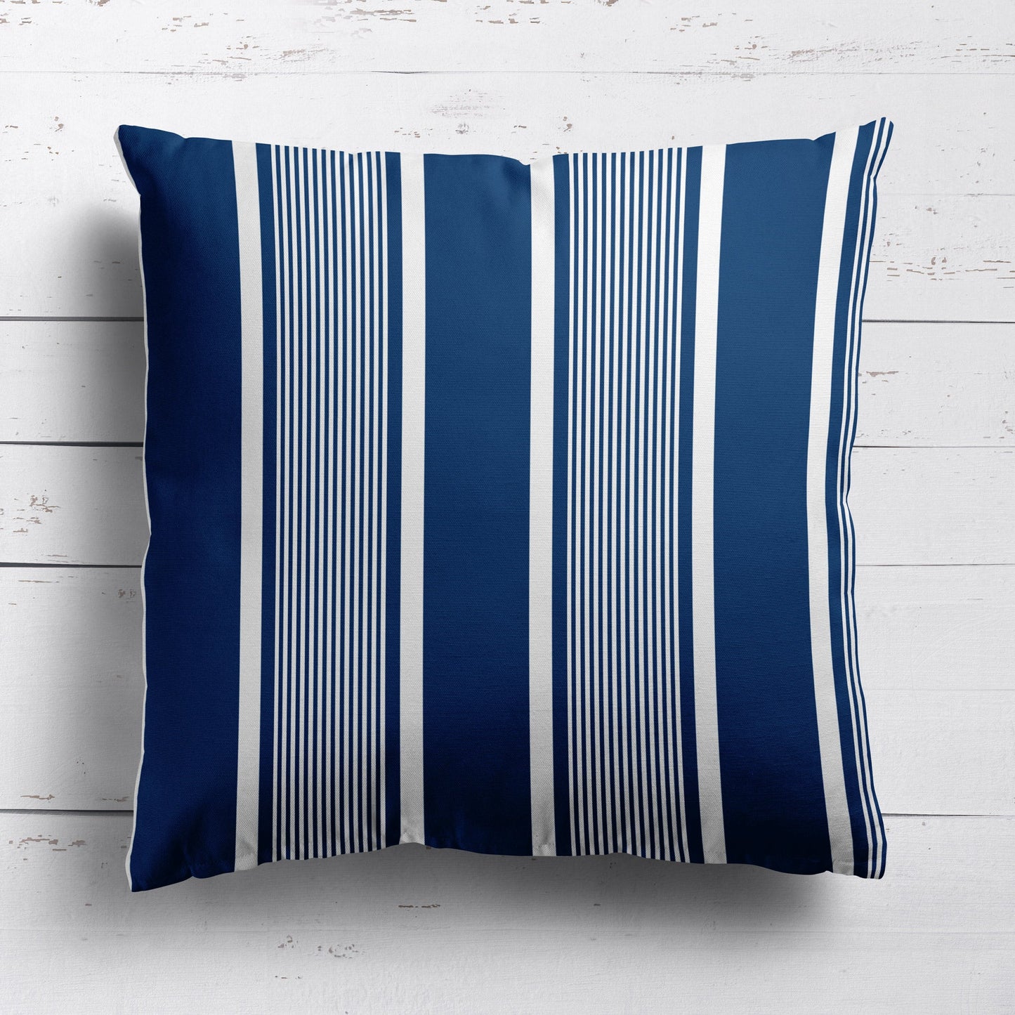 Deckchair Stripe Fabric - Navy - Hydrangea Lane Home