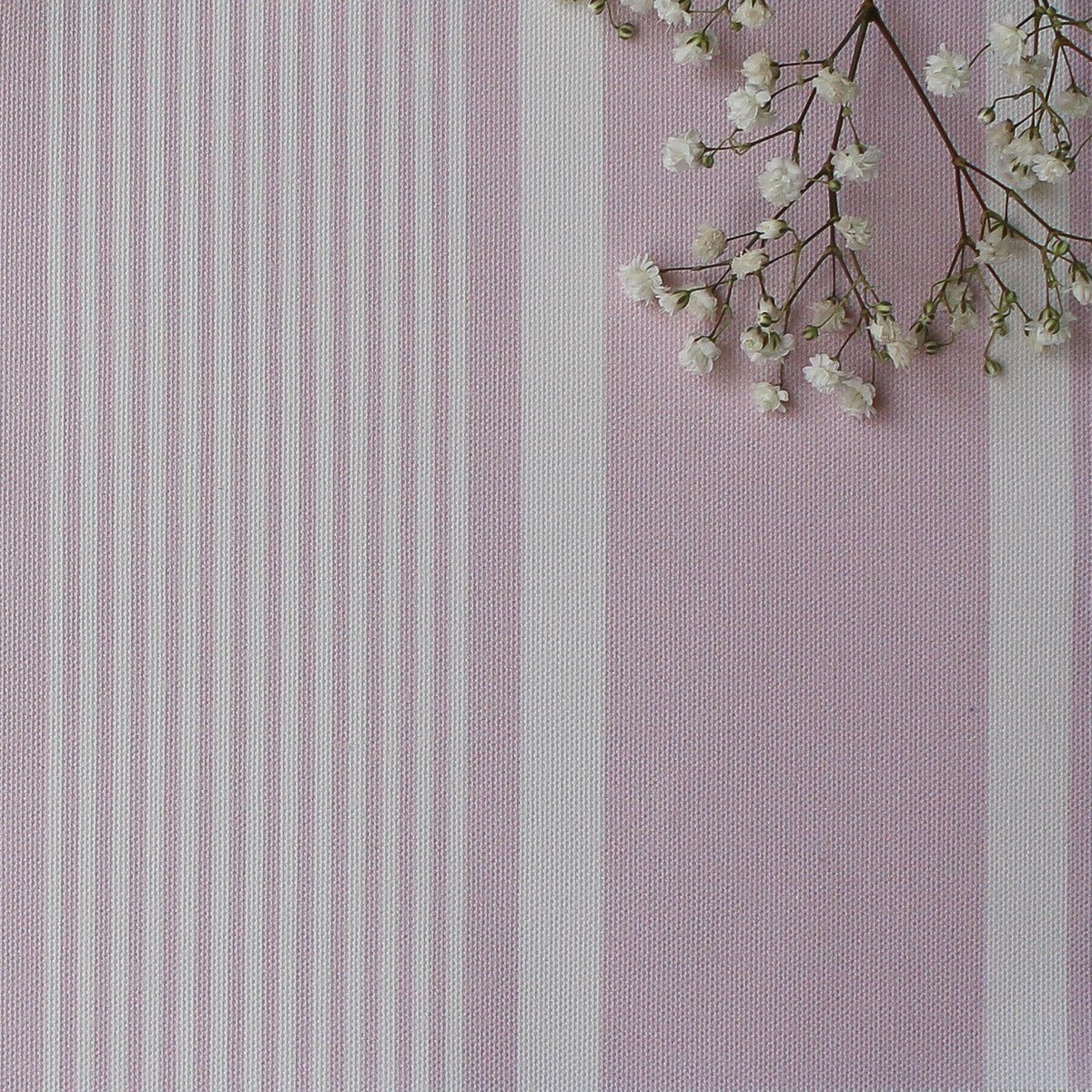 Deckchair Stripe Fabric - Peony - Hydrangea Lane Home