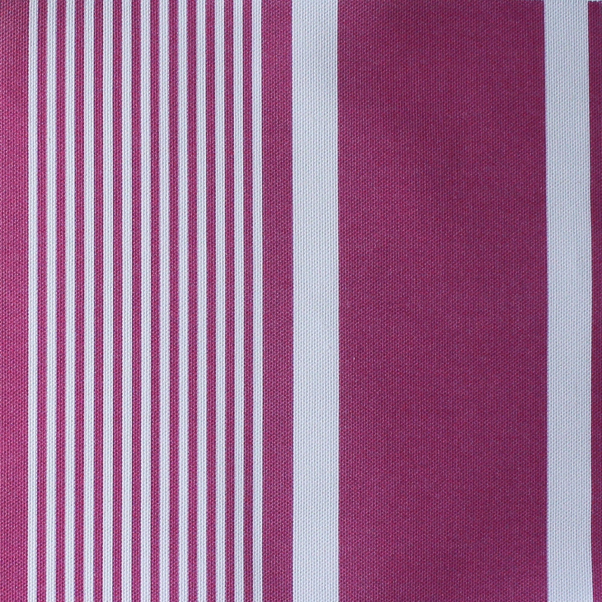Deckchair Stripe Fabric - Raspberry - Hydrangea Lane Home