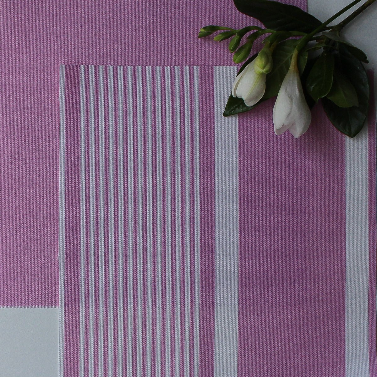 Deckchair Stripe Fabric - Tickled Pink - Hydrangea Lane Home