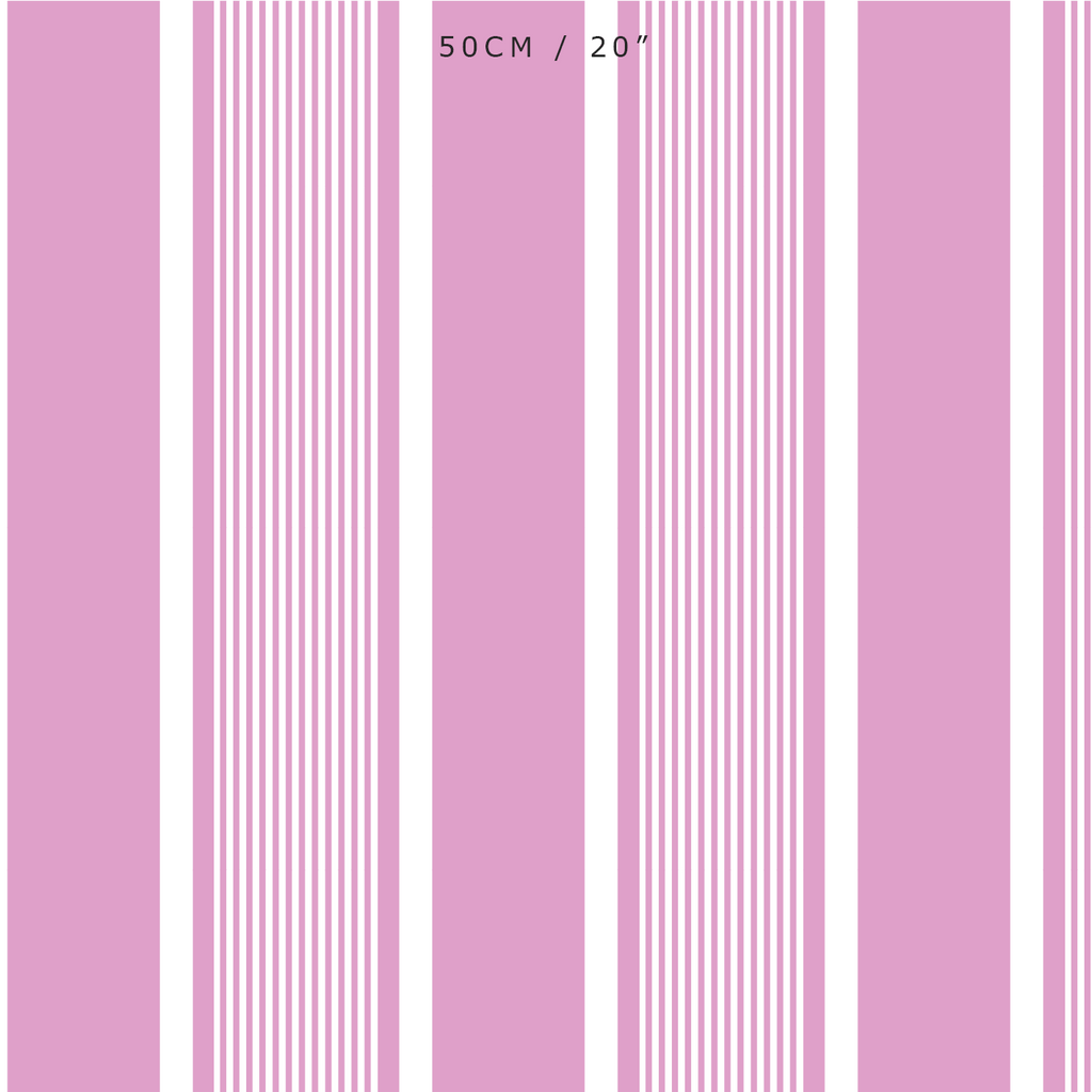 Deckchair Stripe Fabric - Tickled Pink - Hydrangea Lane Home