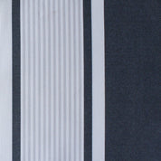 Deckchair Stripe Multi Fabric - Graphite-Dove - Hydrangea Lane Home