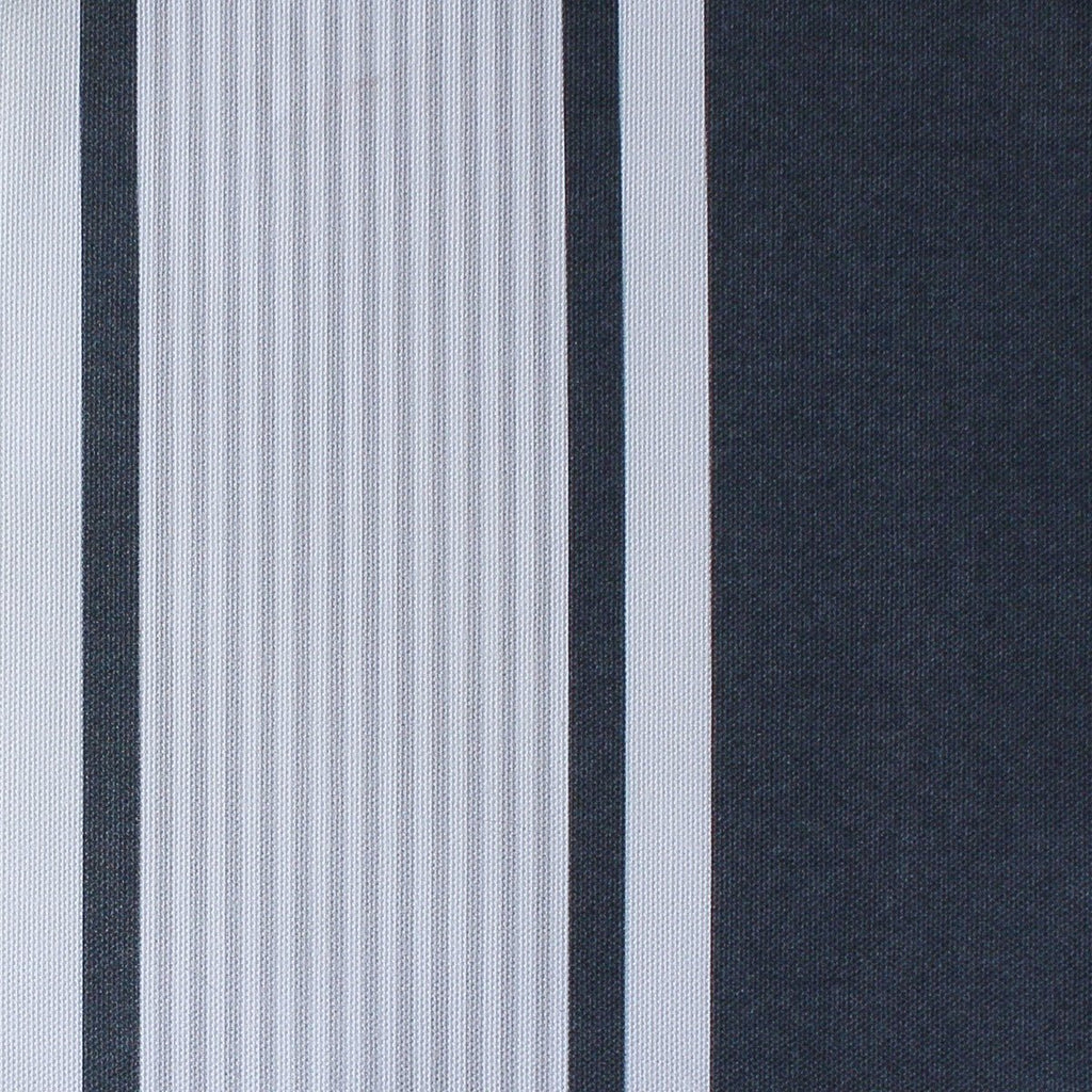 Deckchair Stripe Multi Fabric - Graphite-Dove - Hydrangea Lane Home